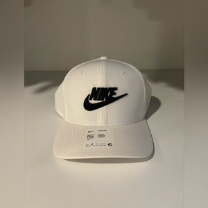 Nike Men's White Hat black Nike logo